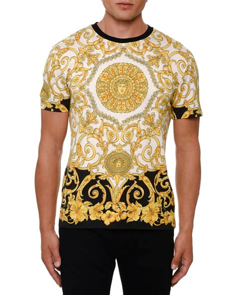 t shirt italy versace|versace shirts for men.